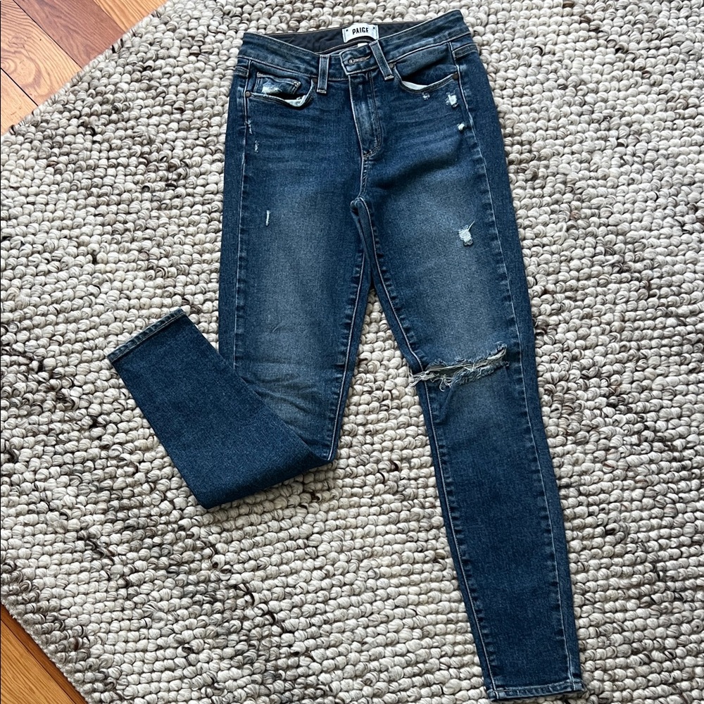 PAIGE Hoxton Ankle Skinny Jean size 25
